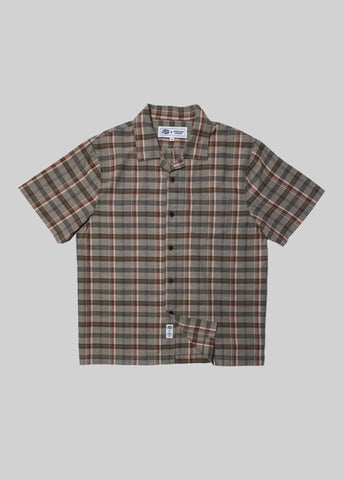 J. Press x American Trench Madras Camp Collar