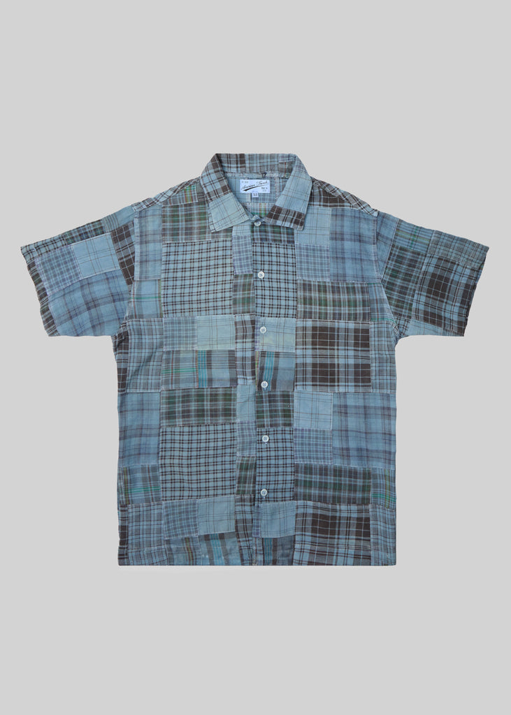 Natural-Dyed Patchwork Madras Shirt – American Trench