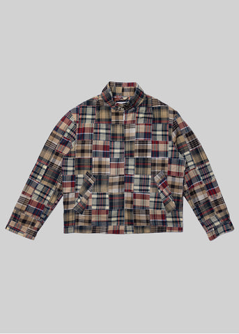 J. Press x American Trench Harrington in Patchwork Madras