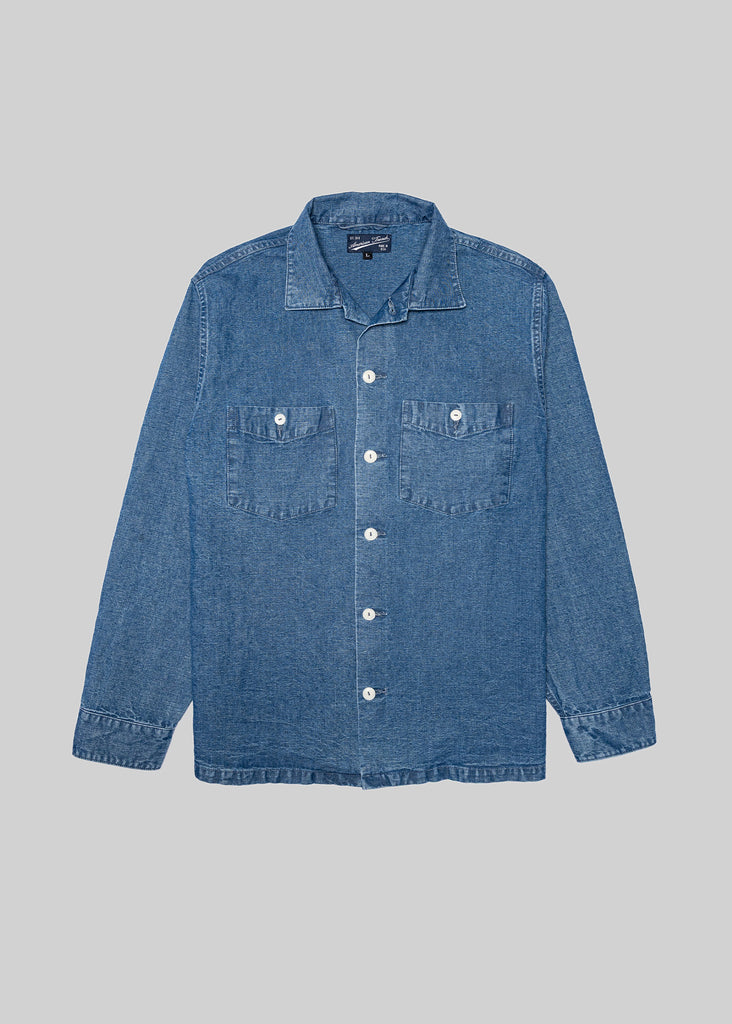 Cotton Linen Chambray Overshirt – American Trench