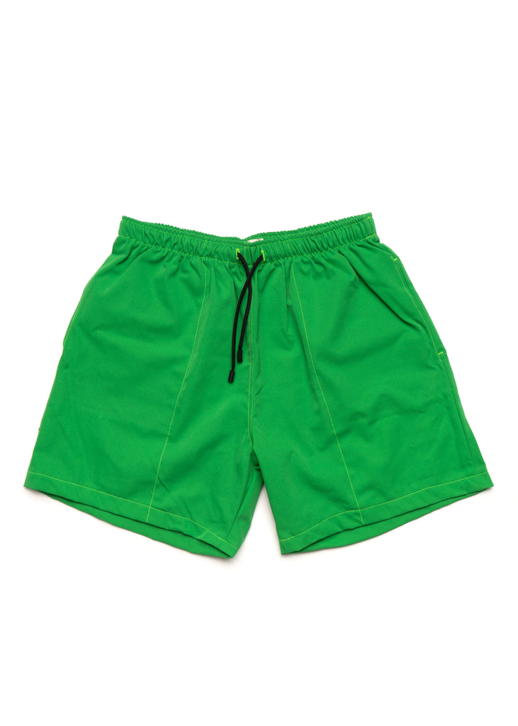 Neo Heritage Color Block Swimming Trunks Navy Blue/Green - SS23