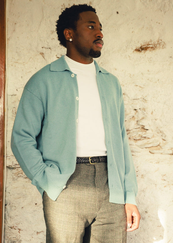 The Supermerino Collared Cardigan