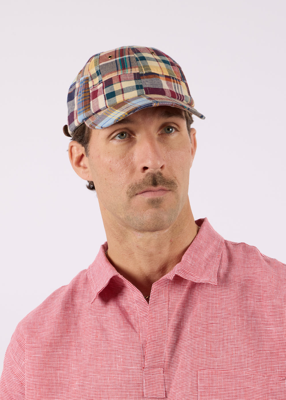 Patchwork Madras Ball Cap – American Trench