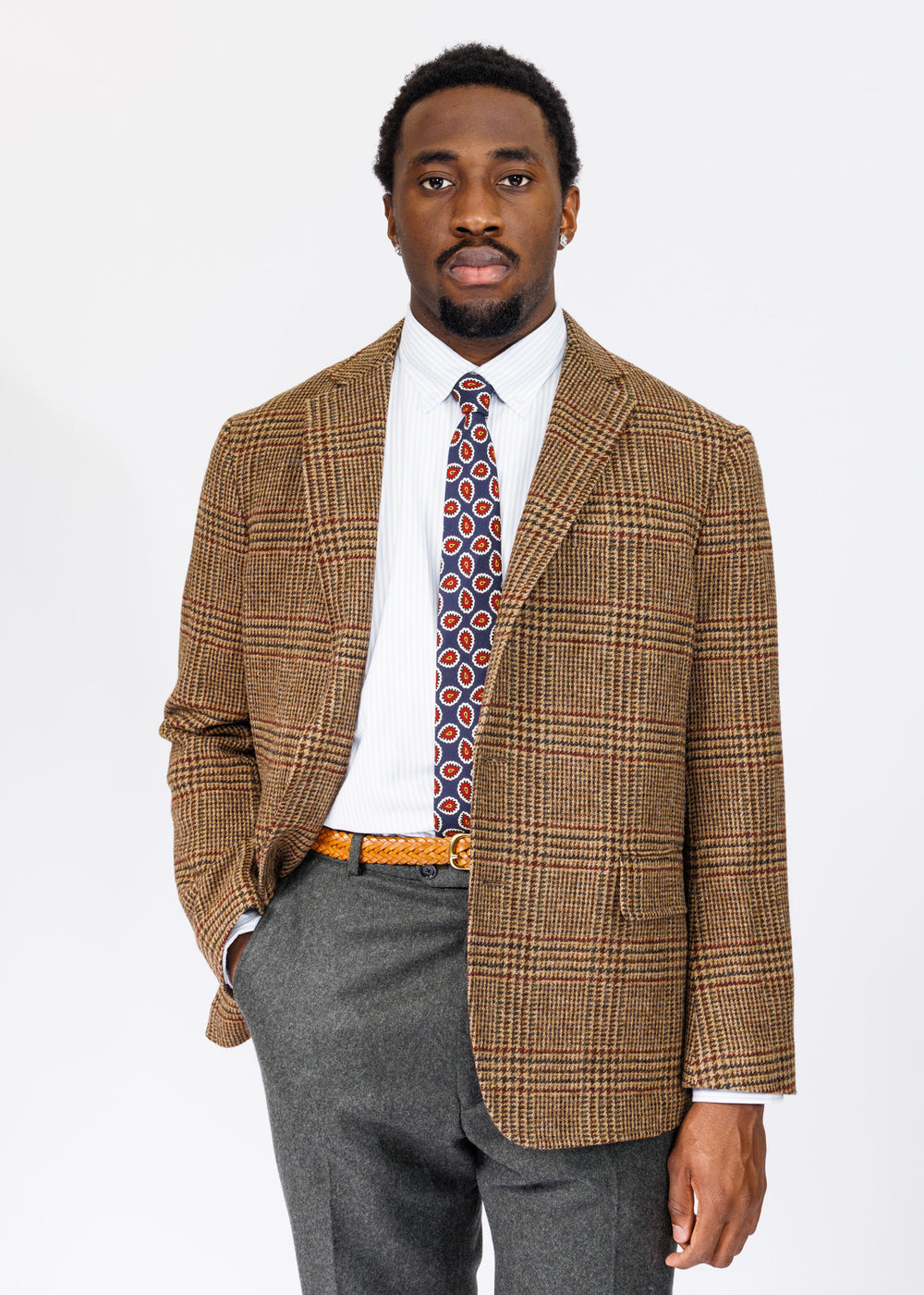 The Glen Check Tweed Blazer – American Trench