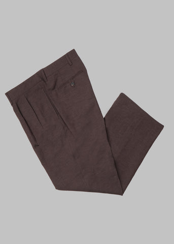 Wool Linen Pleated Trouser – American Trench