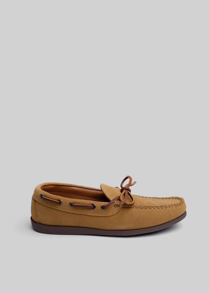 Easymoc Camp Moc in Toast Suede