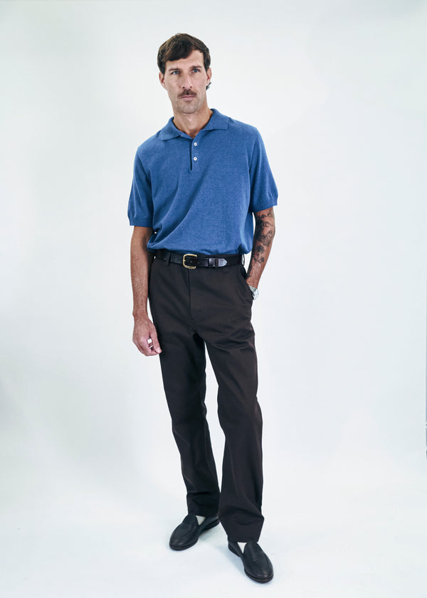 Sweater Knit Polo