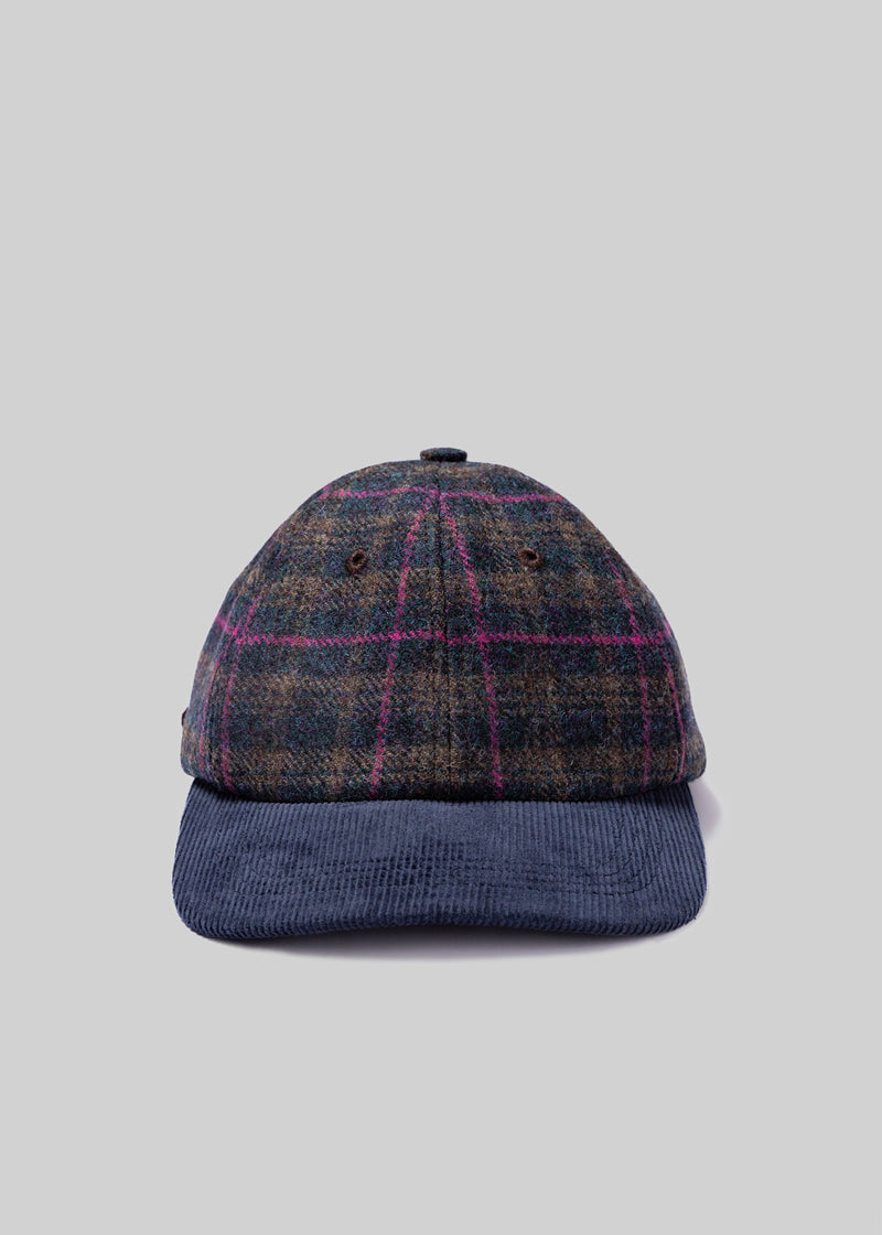 Wool Plaid Ball Cap