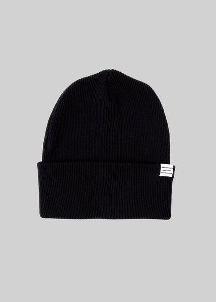 帽子 everyone cotton beanie (BLACK) Worldwide Cotton Beanie – American Trench